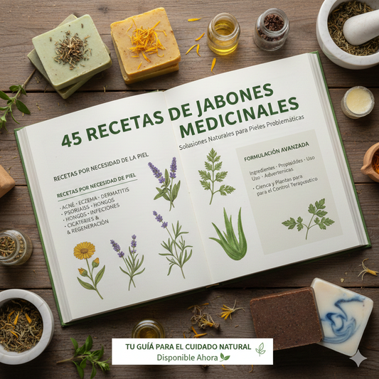 45 recetas de jabones medicinales de glicerina